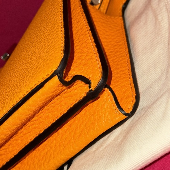 Fendi Cuoio Romano Vitello Cover Bi-Color Peekaboo I See U X Cross Satchel - Picture 10 of 16